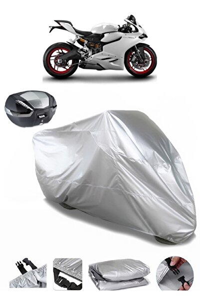 AUTOLION حقيبة خلفية متوافقة مع مشمع الدراجة النارية Ducati 1198 SP، جودة فاخ...