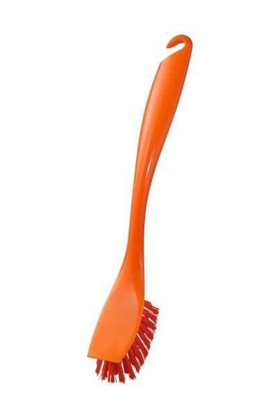 IKEA Antagen Orange Plastic 25 Cm Dish Cleaning Brush