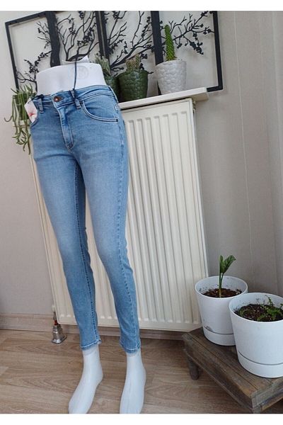 ARDSU Blugi Denim Talie Înaltă Lycra