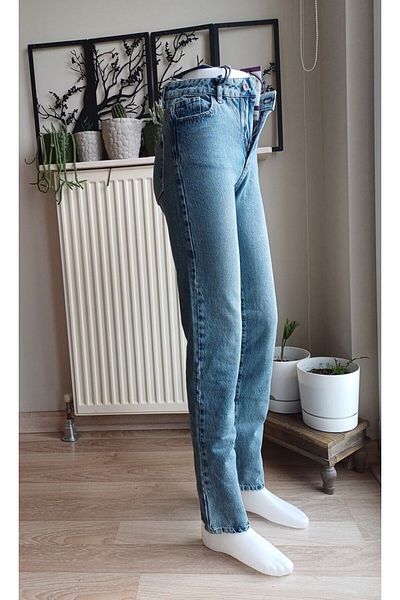 ARDSU Blugi Denim Talie Înaltă