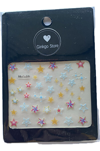 Gingko tırnak sticker