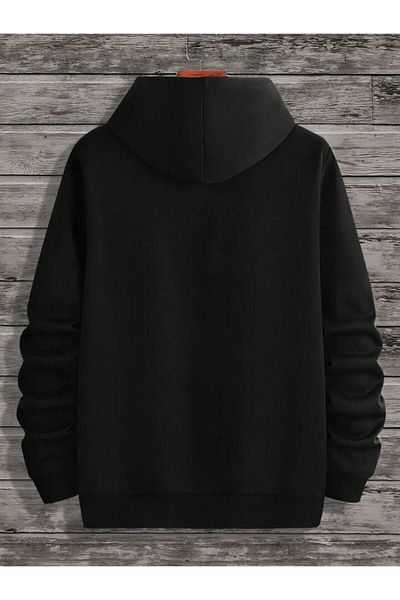 Khione Hanorac oversize cu glugă, unisex, cu imprimeu Take It Easy