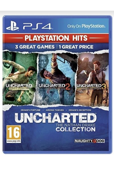 Sony Uncharted The Nathan Drake Collection Hits Türkçe Altyazılı PS4 Oyun