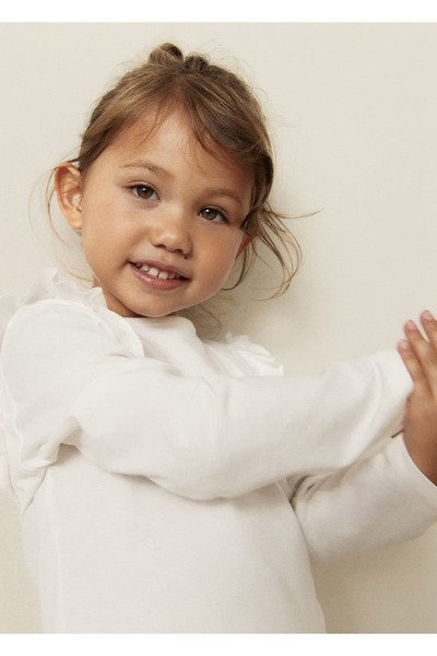 MANGO Baby تي شيرت بأكمام طويلة