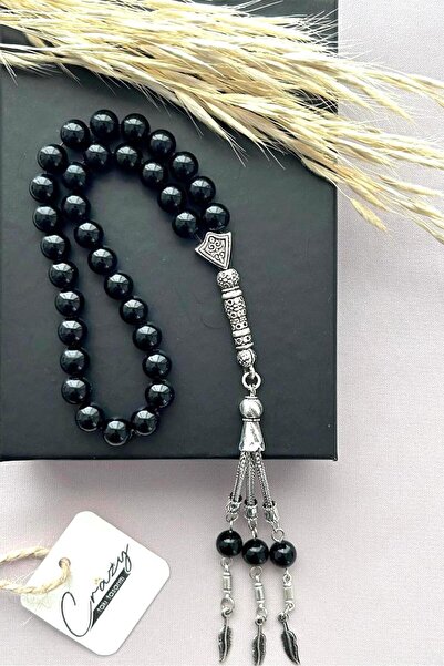 CRAZY TAKI TASARIM ROZARIU 33 DE PIESE PE ONIX VERITABLE DE 8 MM