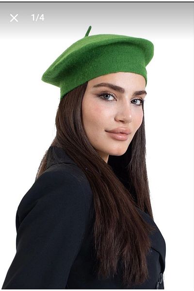 Nilbutik French Painter Austrian Wool Felt Beret Hat