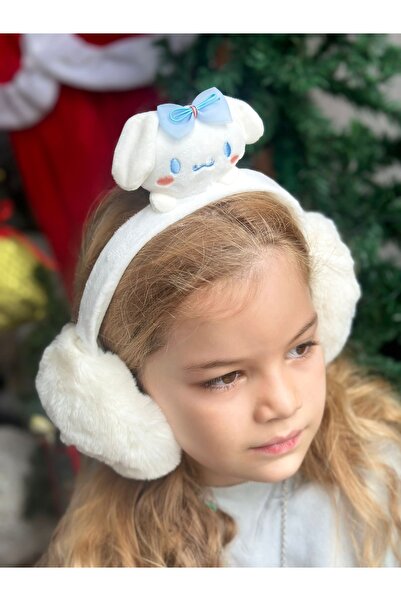 QUEEN AKSESUAR Beyaz tavşan cinnamaroll kuromi Hello kitty peluş tüylü kulakl...