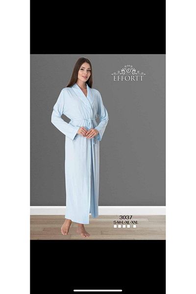 Effortt Effort Shawl Collar Long Dressing Gown