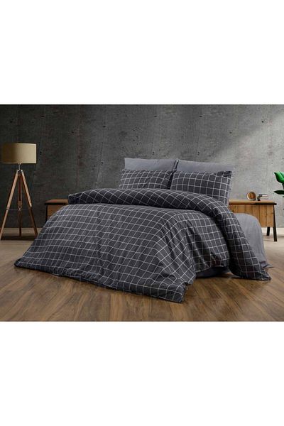 MRZ HOME Single Duvet Cover Set with Elastic Sheets and 2 Pillows