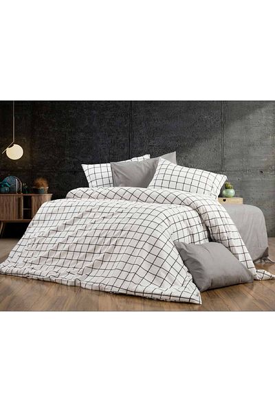 MRZ HOME Single Duvet Cover Set with Elastic Sheets and 2 Pillows