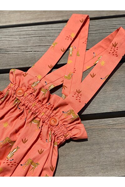 Purdy Plum ÇİTA DESENLİ ROMPER