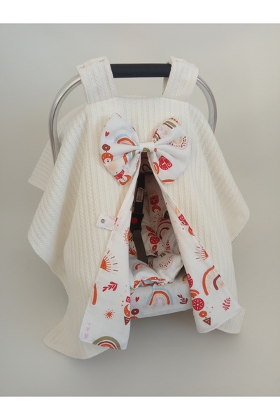 Wenaris غطاء عربة الأطفال مزدوج الجوانب، وسادة عربة الأطفال وملاءة عربة الأطفال