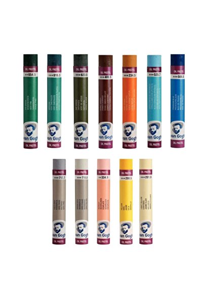 Van Gogh Vangogh Yağlı Pastel Seti Özel Tonlar 12'Li Set
