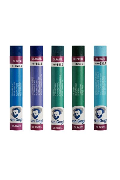 Van Gogh Vangogh Oil Pastel Set Cool Tones Set of 5