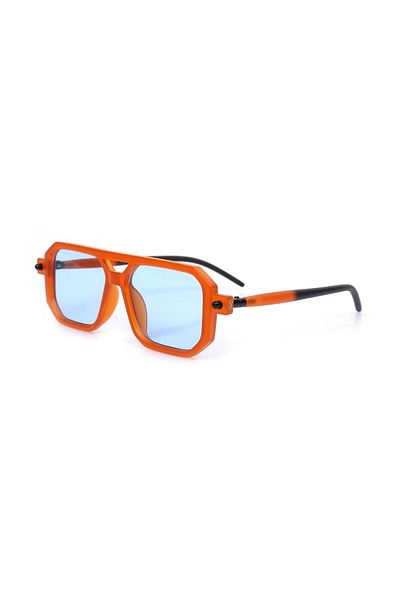 TomyHelf Orange Rectangular Women's Sunglasses