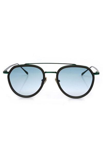 TomyHelf Women's Sunglasses with Green Frame and Green Lens