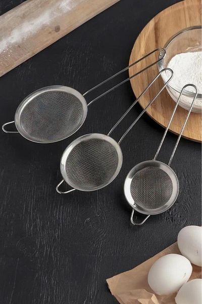 MUJGAN 3 Size Tea Strainer - Comfortable Cut