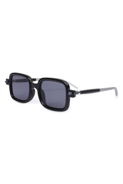 TomyHelf Black Rectangular Women's Sunglasses