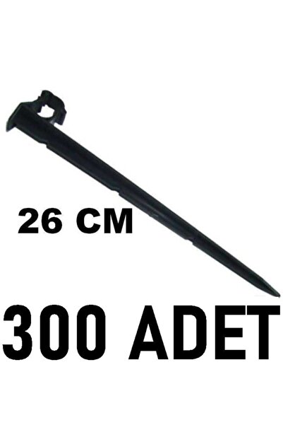 MGF PLAST Sabitleme Kazığı 300 Adet Klipsli Damla Sulama Borusu Aparatı Damla...