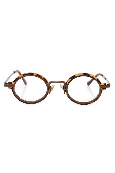 TomyHelf Leopard Frame Blue Light Protected Oval Glasses 9909c5