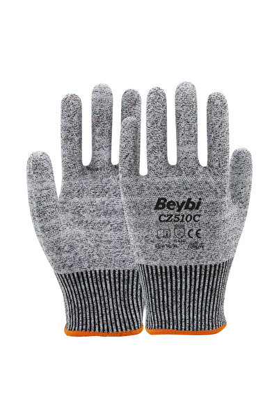 Beybi CZ510C Kaplamasız Kesilmeye Dirençli Eldiven 12 Çift