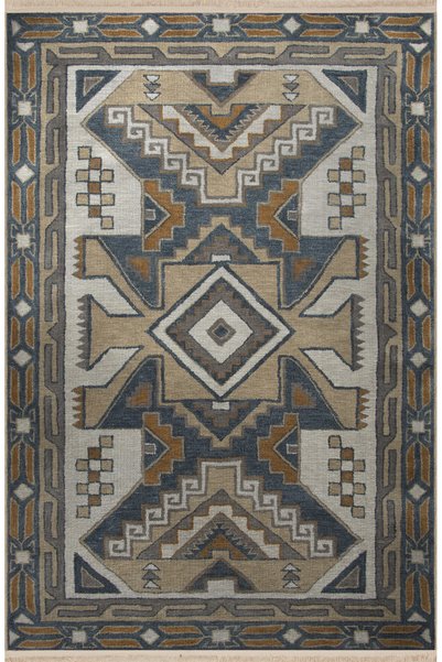 Rugs Modern Halı Multicolored Traditional Motif Patterned Fringed Vintage Dec...