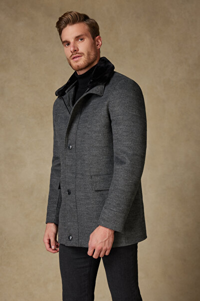 Andrea Nicolotti Gray Coat M19-1
