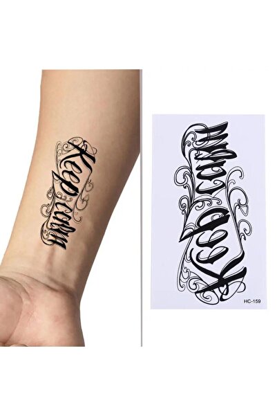 Mecit Tuhafiye YAZI KOL BİLEK BOYUN İÇİN GEÇİCİ DÖVME