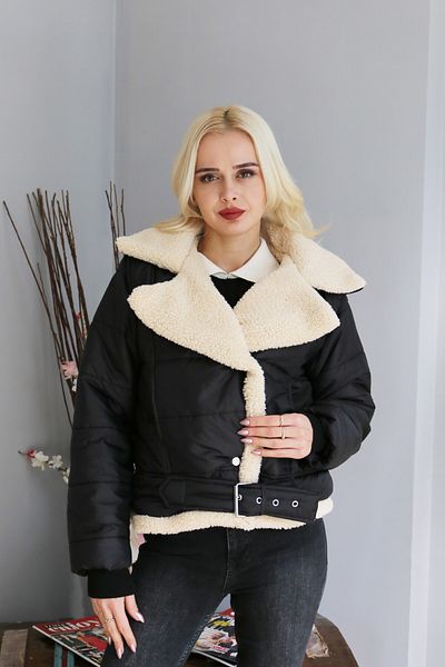 LEVURE Furry Coat Black