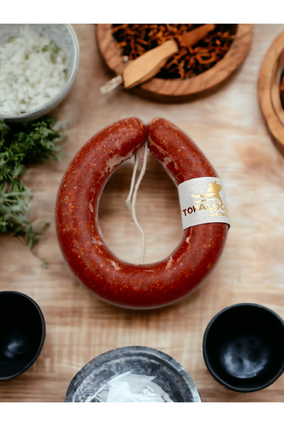 Topaloğlu Sucukları Organik Gurme Afyon Sucuğu - %100 Dana Eti 3 Kg