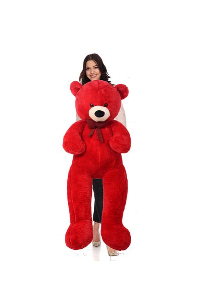 Sole Plush Bear 120 Cm Cute Plush Bear with Bow Tie - Premium Fabric Large Plush Bear