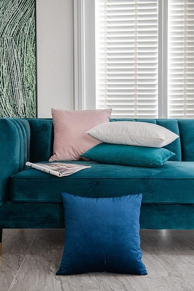 puffiber 2 Pieces Throw Pillow Inner Pillow/Cropped Sponge Filled/Size Options