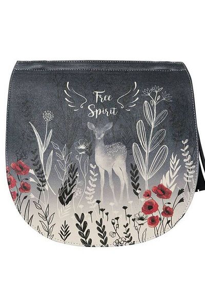 Dogo Geantă de umăr albastră din piele vegană pentru femei - Design Spirit gratuit