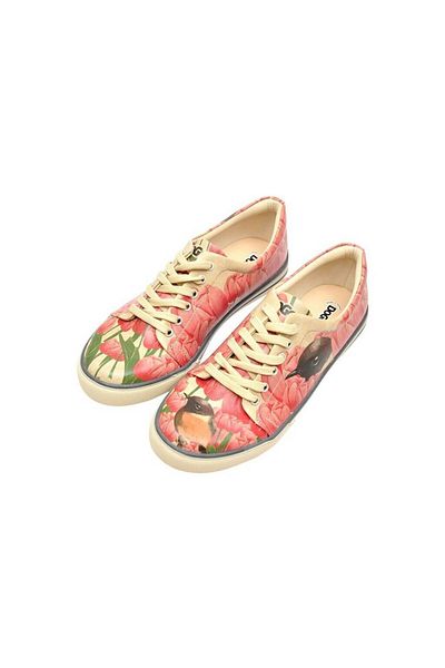 Dogo Pantofi de damă din piele vegană roz - Design atât de drăguț