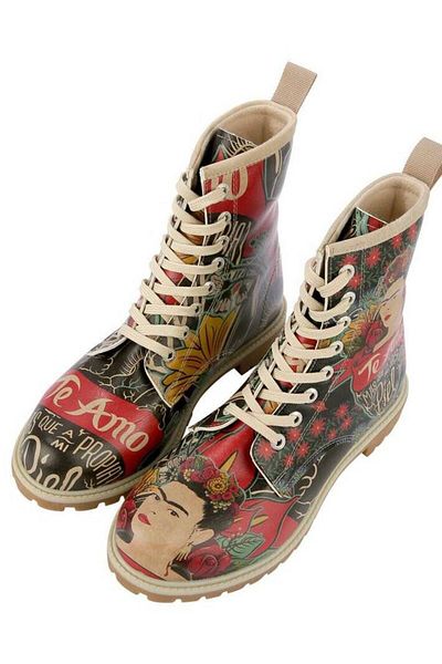Dogo Te Amo / Design Printed Vegan / Long Boots Γυναικείες Μπότες
