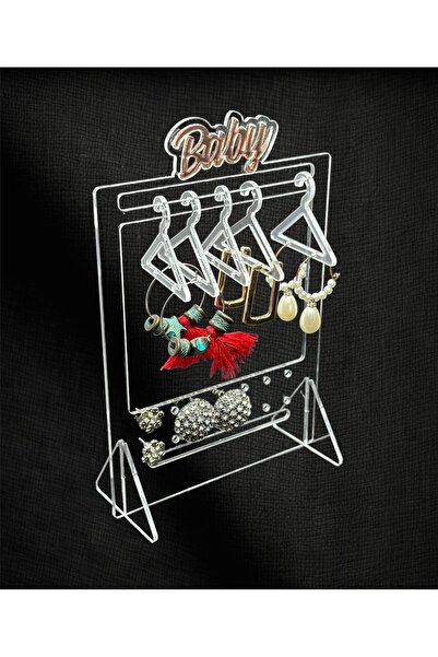 3dbaydesign Σταντ για σκουλαρίκια (BABY) Διαφανές Plexi