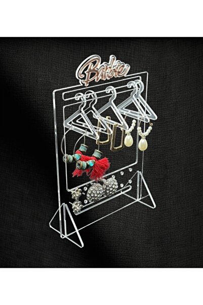3dbaydesign Küpe Standı (BARBİE) Sefaf Pleksi