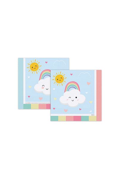 BalonEvi RAINBOW Themed PAPER SERVET