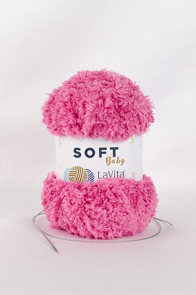 LaVita Yarn Μαλακό βελούδινο νήμα Amigurumi 5 Πακέτο Πλεκτό Χέρι Νήμα Taka Yarn (4121-Dried Rose)