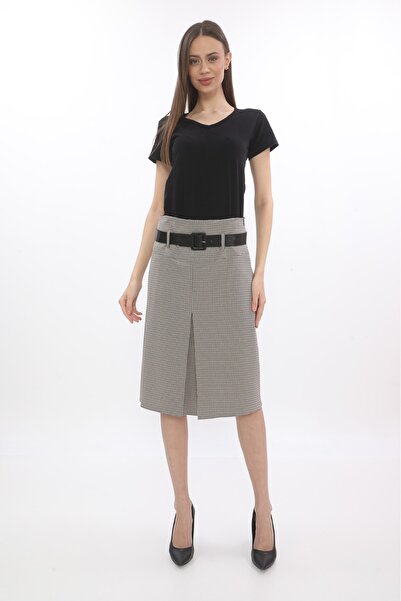 SORALLİNE FEMEI FUSTA A PIXATĂ 722 MODEL PERLA SPICE 65 CM CU CĂptușeală GÂT