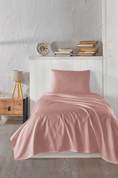 Zarif Home Organic Cotton Akfil Bed Sheet-King-240/260 cm