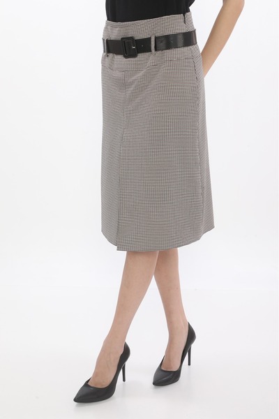 SORALLİNE FEMEI FUSTA A PIXATĂ 722 MODEL PERLA SPICE 65 CM CU CĂptușeală GÂT