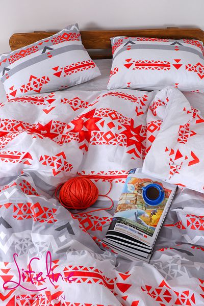 Life Line Double Duvet Cover Set Cotton