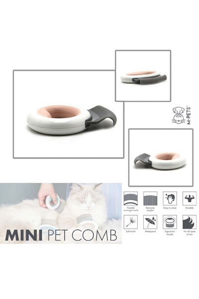M-PETS Mini Pet Comb - Cat & Dog Brush and Comb