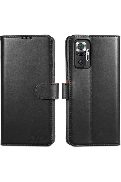 m.tk moveteck غطاء كامل لبطاقة Xiaomi Redmi Note 10 Pro بغطاء جلدي محكم الغطاء حافظة محفظة بطاقة العمل