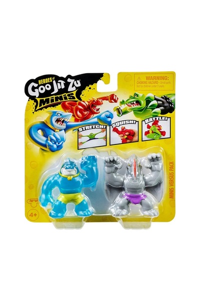 Tower Toys GJT48000 GooJitSu HGJZ Mini 2 Pack Giochi Preziosi شخصية فائقة الم...