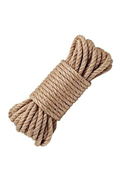 Naturel Lighting Tam Kesit 100 Metre Jüt Ip Kendir Halat 5 Mm Jut Halat-Hasır...