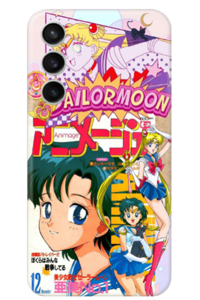 Newon سامسونج S23 FE بحار القمر القمر المقاتل مطبوعة غطاء الهاتف غطاء الغلاف