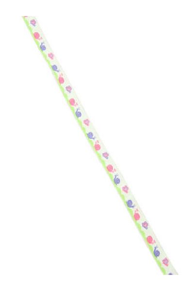 Kazanabil BUTTERFLY AND SNAIL PATTERNED JACQUARD STRIP RIBBON 1,5CMX10MT