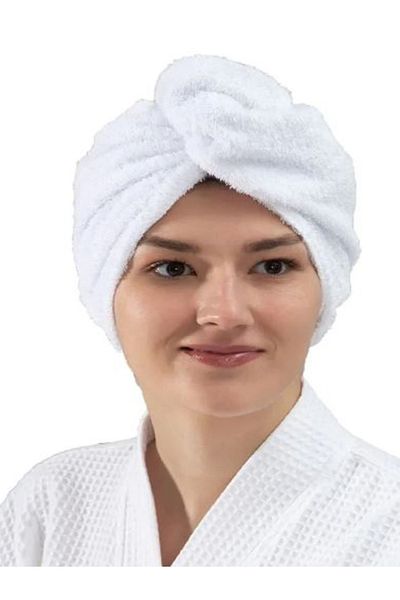 GOLDRİSE Towel Hair Cap Cotton BUTTONLESS